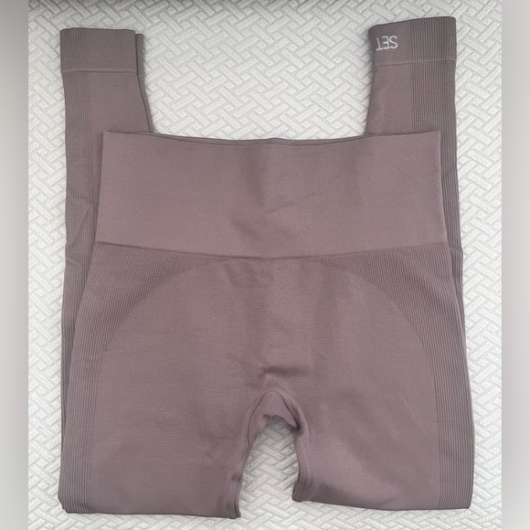 SET ACTIVE Sculptec Leggings - Mocha M/L - Picture 4 of 6